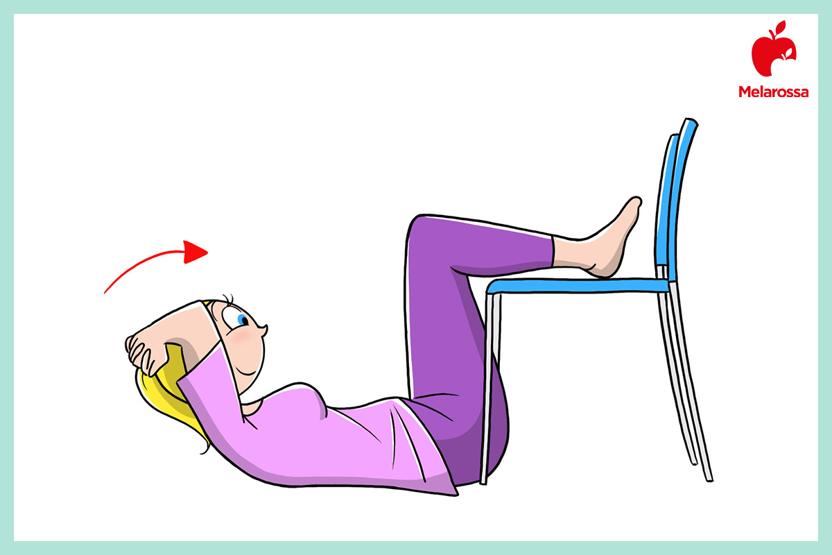 Tornare in forma dopo il parto: sport e esercizi da fare a casa 7 Come fare gli addominali
