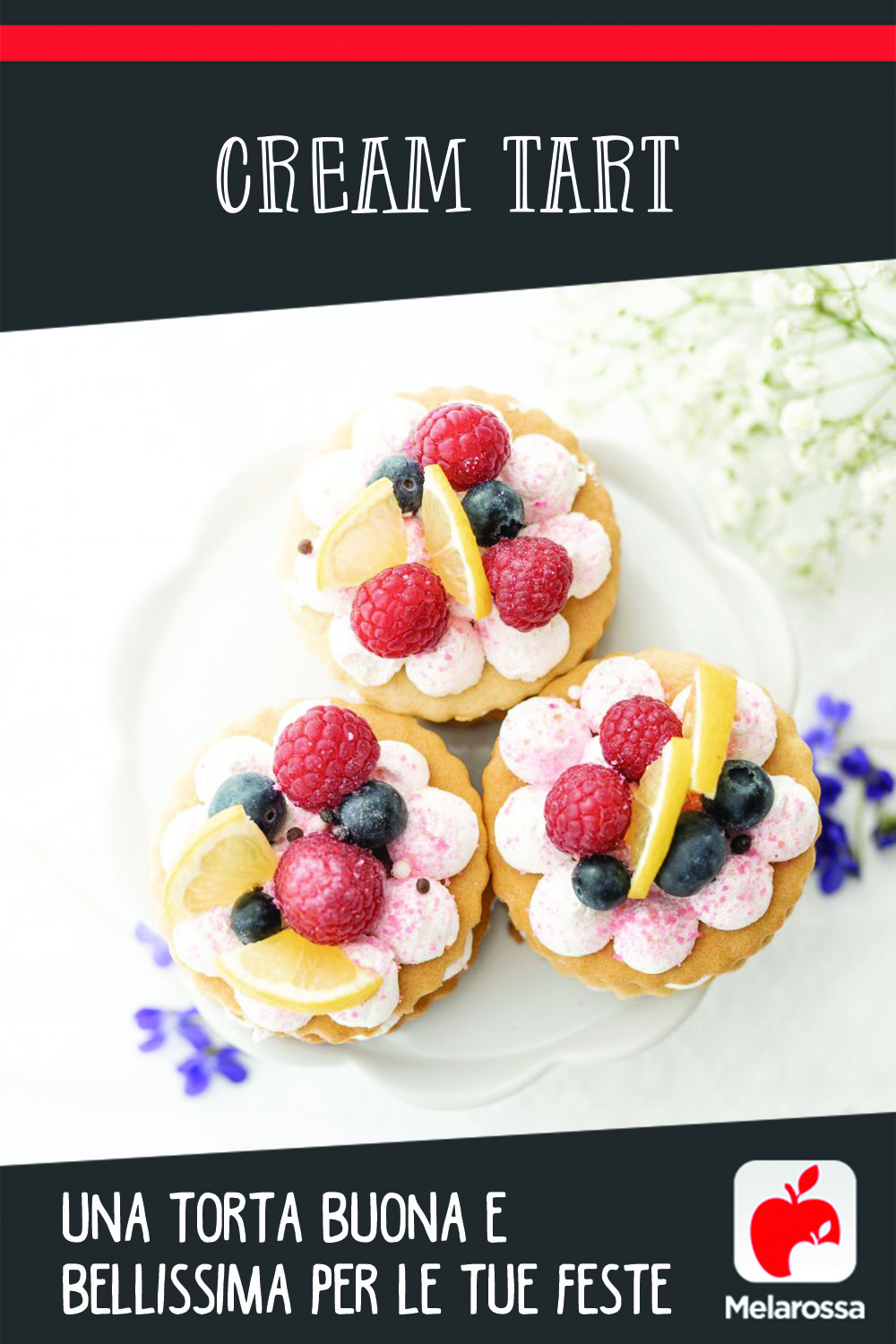 Cream Tart, una torta buona e bellissima per le tue feste 8 cream tart ricetta