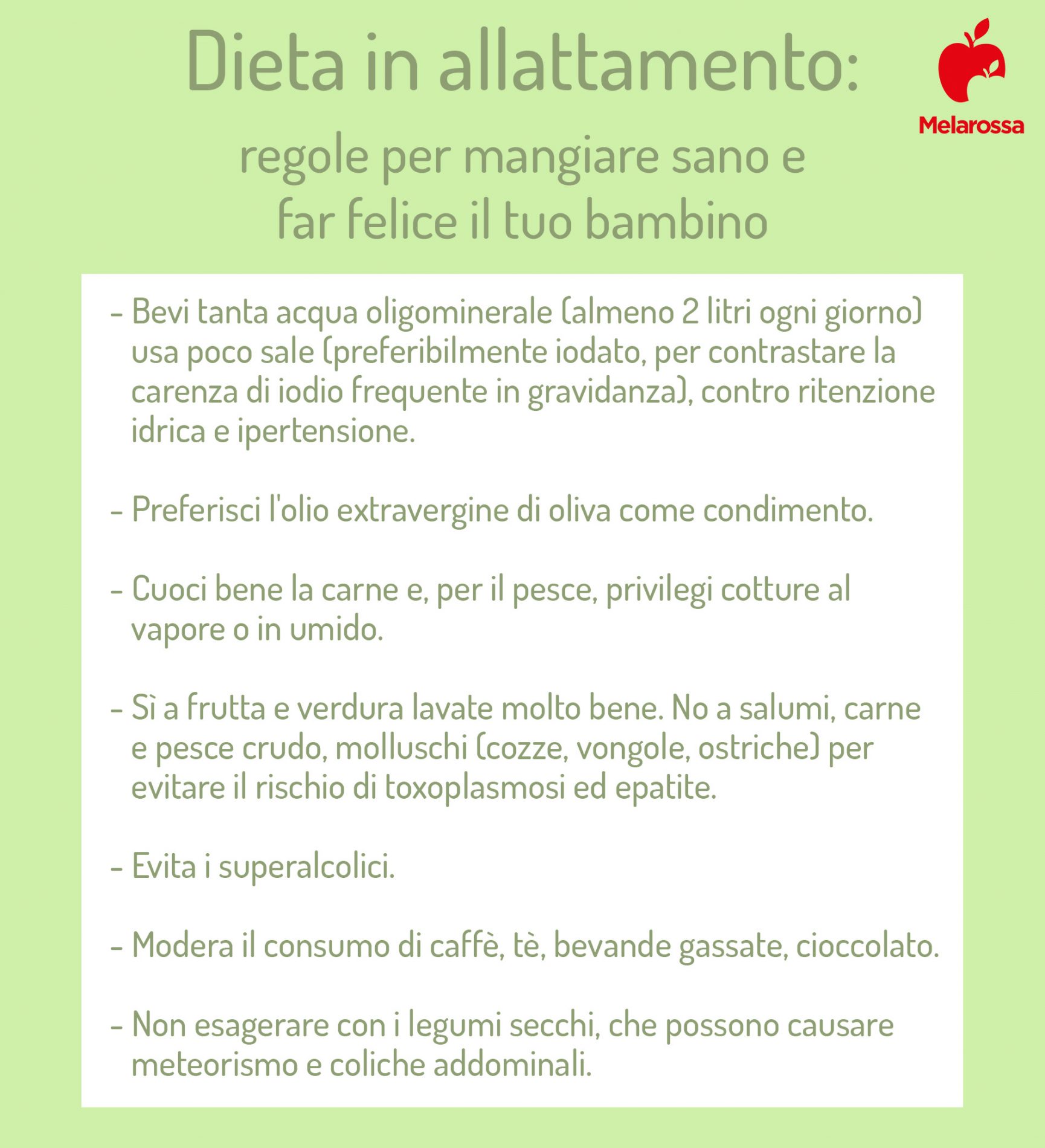 Dieta in allattamento: cosa mangiare, i cibi da prediligere e menù settimanale equilibrato 3 cosa mangiare durante allattamento