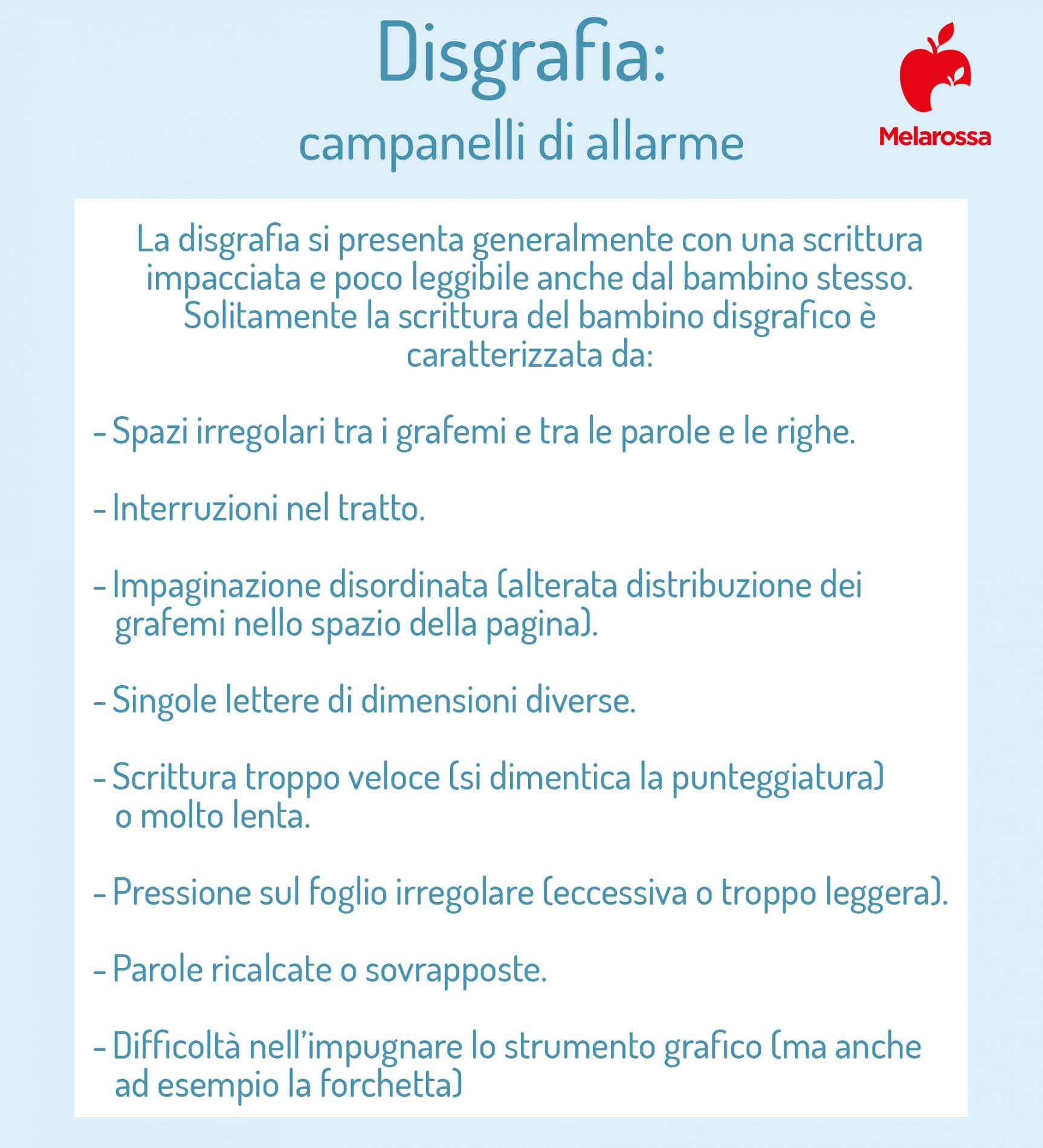 Disgrafia: che cos’è, sintomi, cause e trattamento per scrivere correttamente 6 disgrafia campanelli si allarme