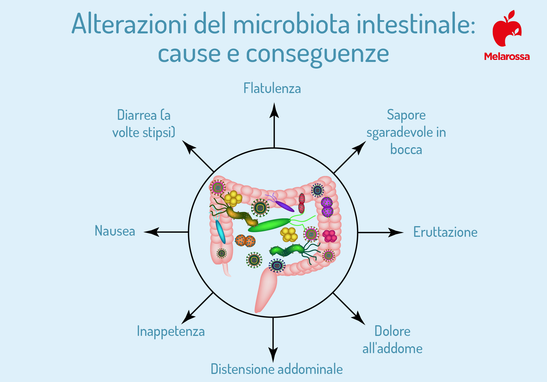Microbiota intestinale: che cos’è, come influenza la salute, cosa mangiare per mantenerlo in buona salute 4 microbiota intestinale: cause e conseguenze