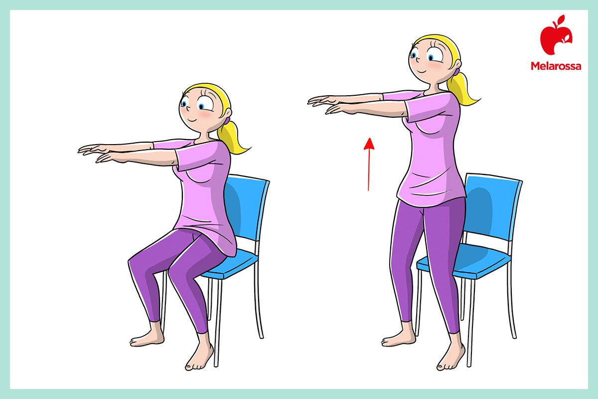 Tornare in forma dopo il parto: sport e esercizi da fare a casa 4 Come fare lo squat