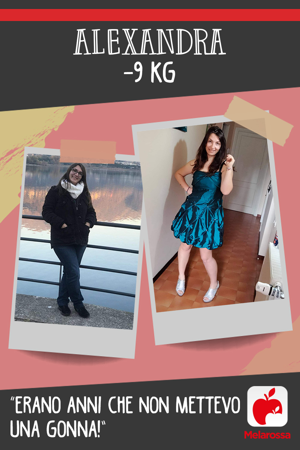 Alexandra -9 kg con Melarossa: “Erano anni che non mettevo una gonna!” 1 Testimonial Melarossa Alexandra 9 kg