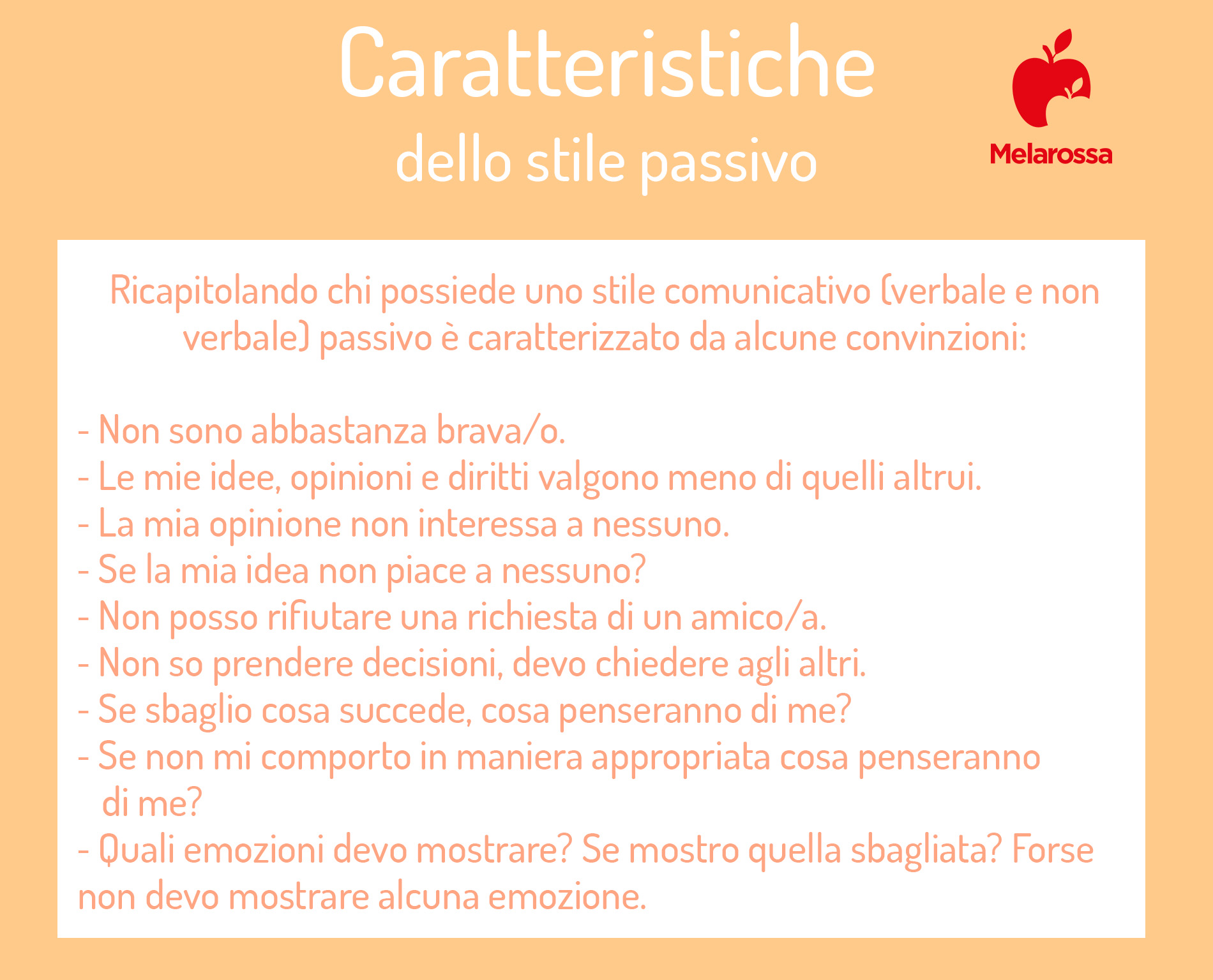 Assertività: cos’è, cosa vuole dire, stili comunicativi, tecnica e esercizi per svilupparla 8 stile comunicativo passivo