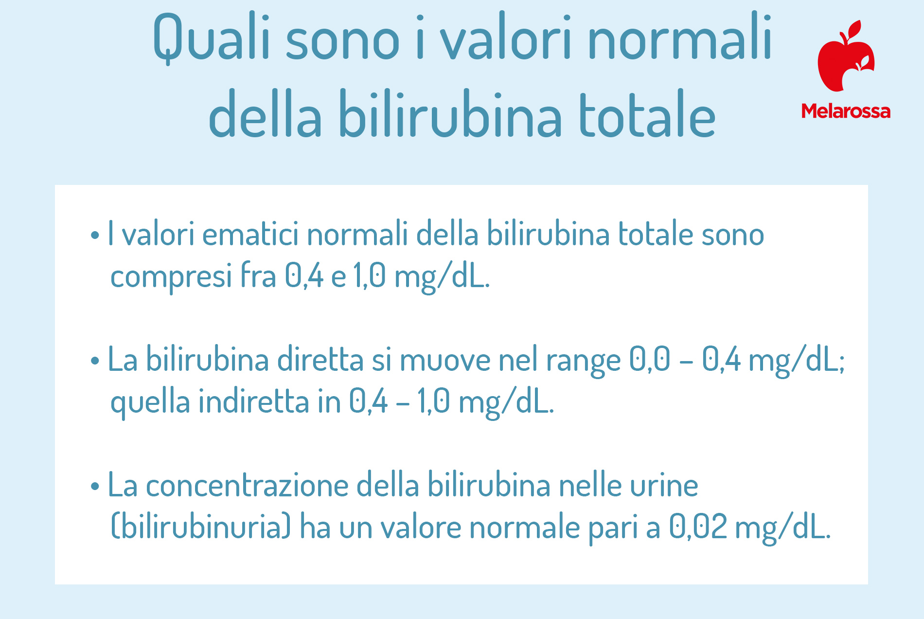 Bilirubina: a cosa serve, diretta e indiretta, valori e quando preoccuparsi 2 bilibulina: valori normali