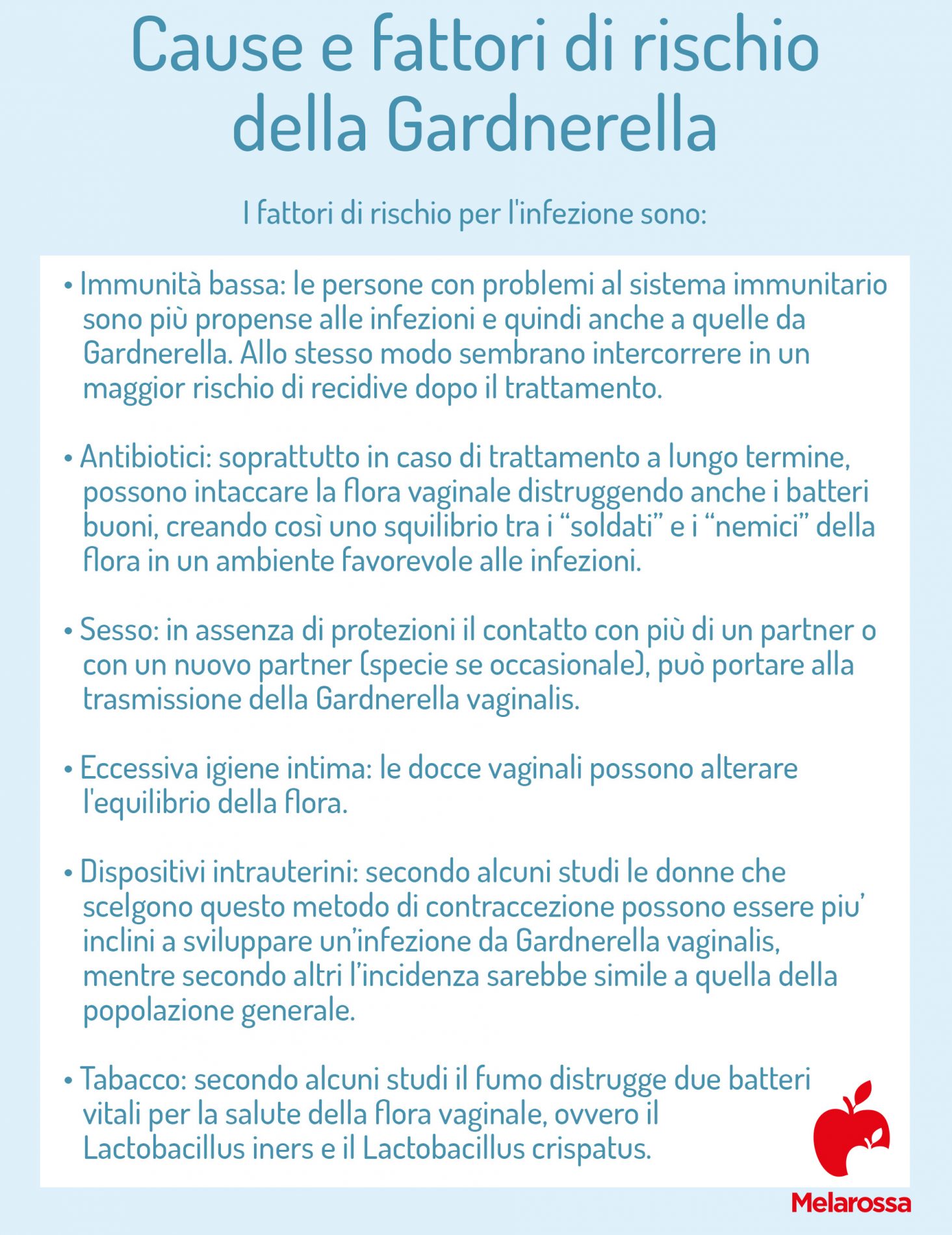 Gardnerella vaginalis: cos’è, cause, sintomi, contagio, diagnosi, cure e rimedi naturali 1 gardnerella: cause e fattori di rischio