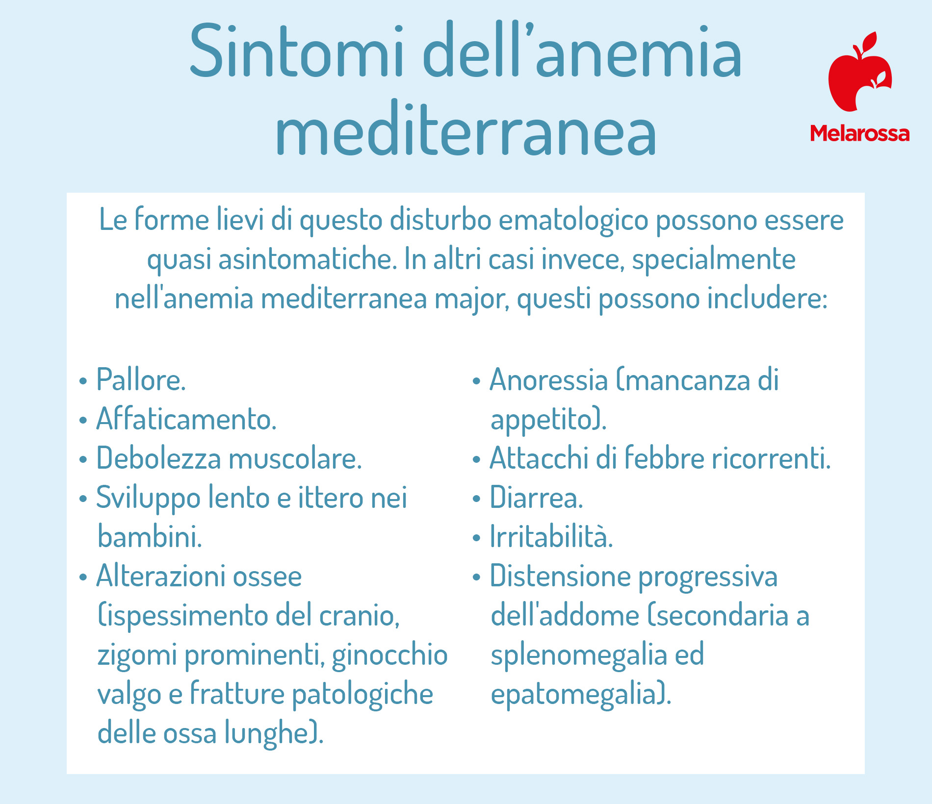 Anemia mediterranea: cos’è, cause, sintomi, classificazione, diagnosi, cure e cosa mangiare 3 quali sono i sintomi dell'anemia mediterranea