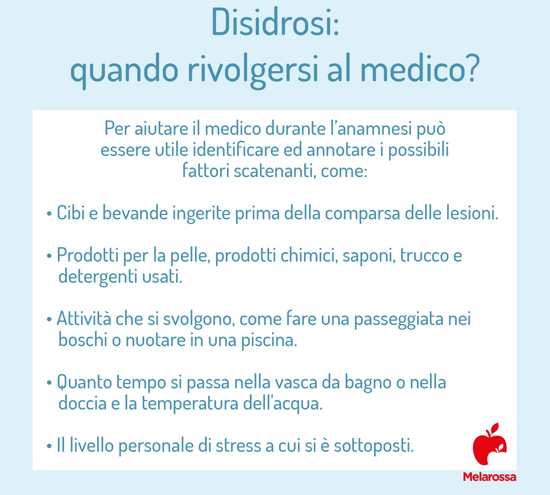 Dermatite: cos’è, tipologie principali, cause, sintomi, cura e trattamento 9 Disidrosi: quando rivolgersi al medico
