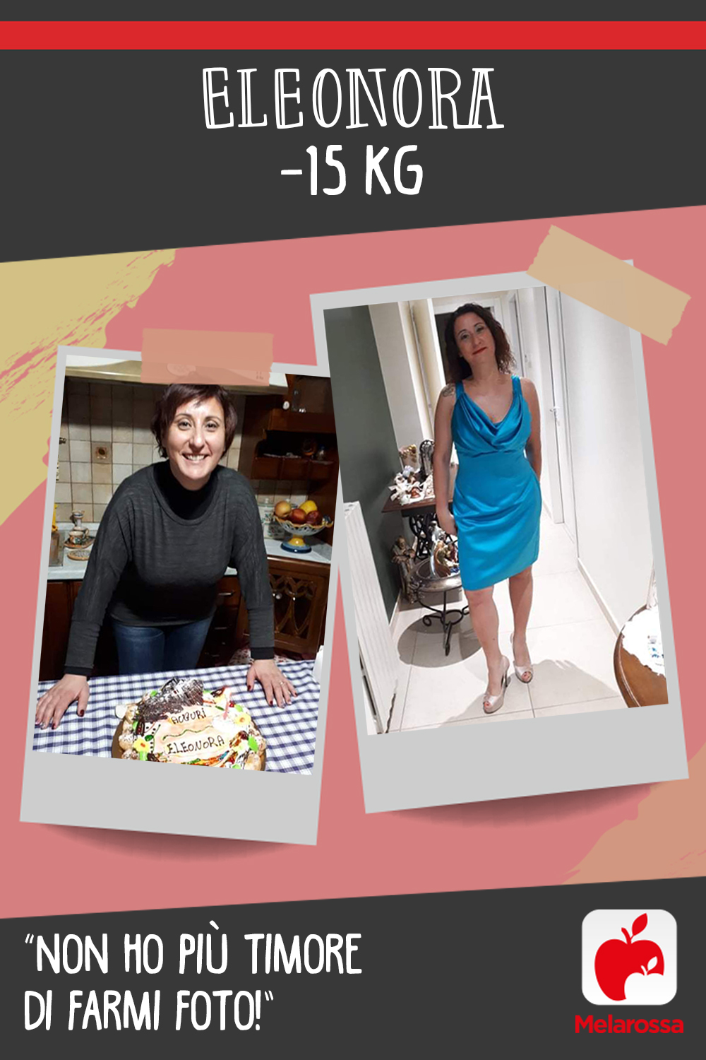 Eleonora -15kg con Melarossa: “Non ho più timore di farmi foto!” 2 Testimonial Melarossa Eleonora 15 kg