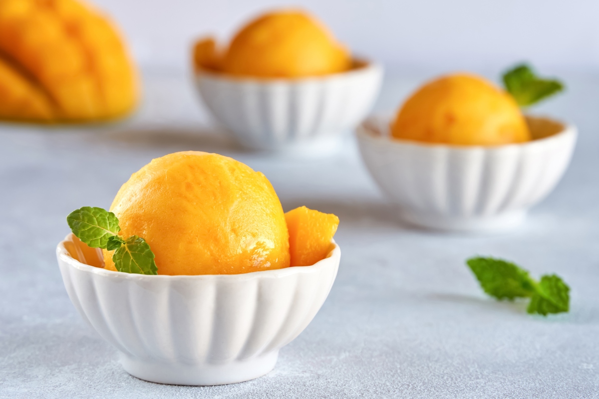 Mango: valori nutrizionali, calorie, benefici ed utilizzo in cucina 4 gelato al mango