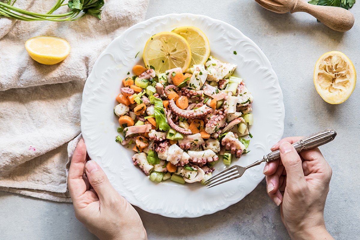 Insalate sfiziose: le migliori ricette sane da provare a casa 8 insalata di polpo