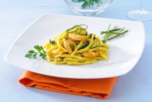 Trofie zucchine e gamberetti: la ricetta facile