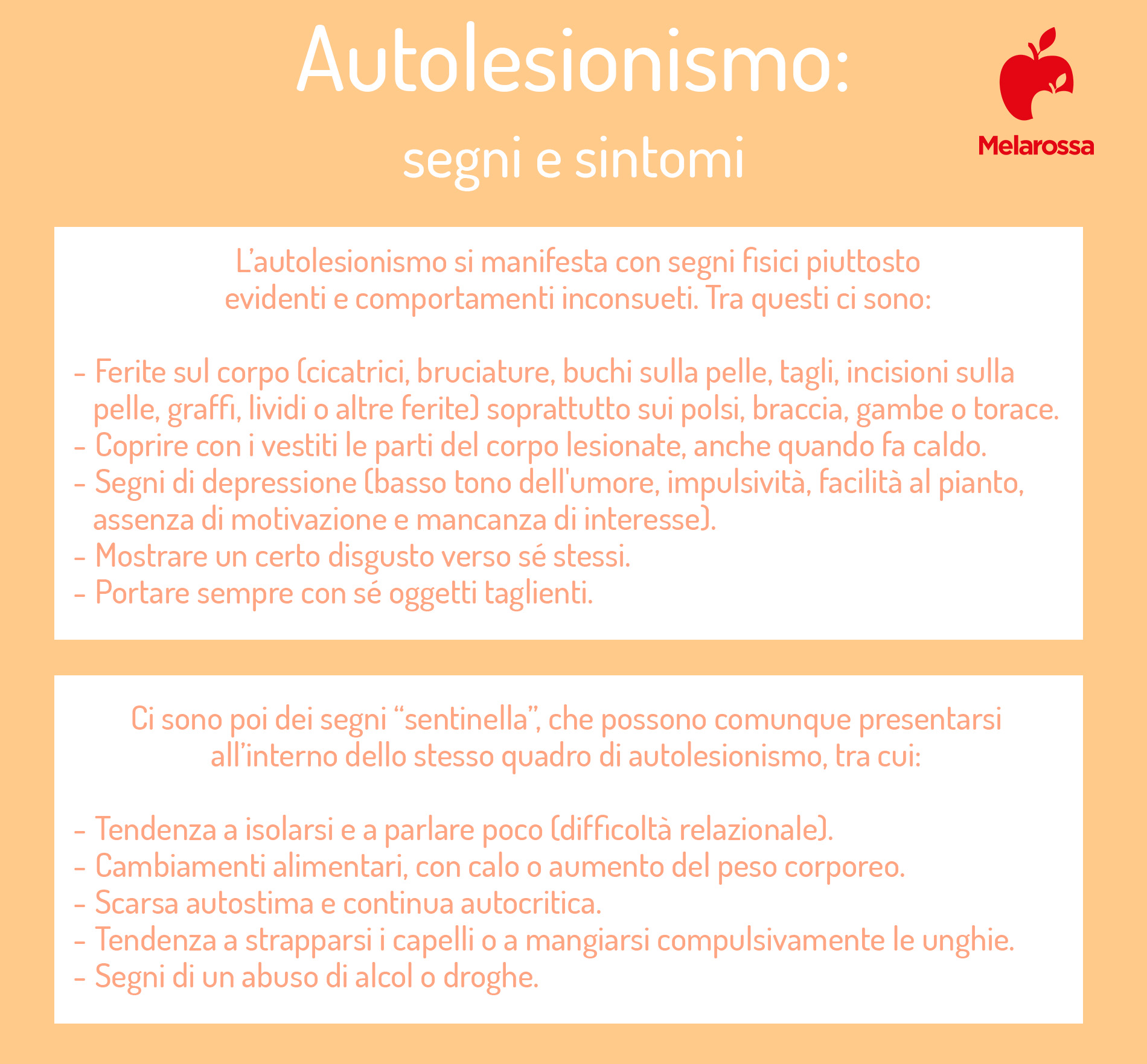 Autolesionismo: che cos’è, cause, sintomi e trattamenti 5 autolesionismo: segni e sintomi