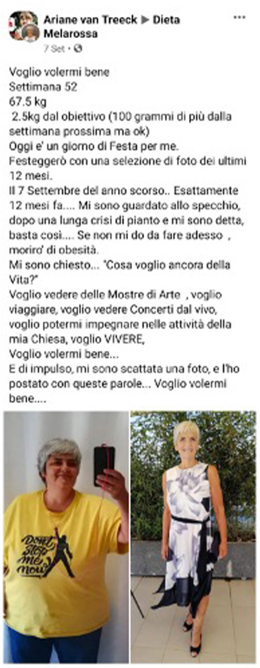 Melarossa: ecco come ha cambiato la mia vita! 2 Ariane testimonial