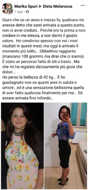 Melarossa: ecco come ha cambiato la mia vita! 5 Marika testimonial