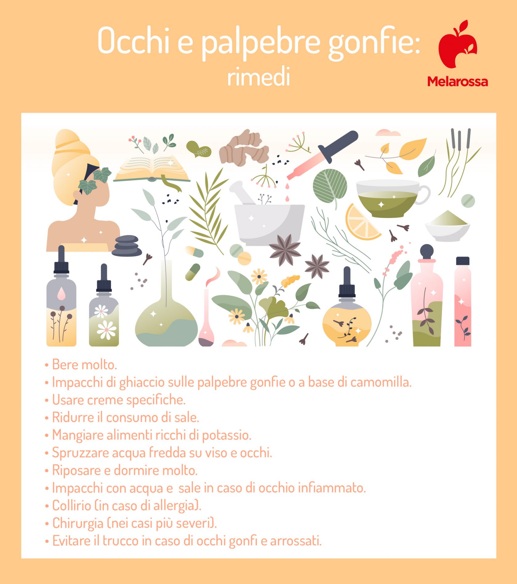 Occhi gonfi: cause, rimedi e come curare il gonfiore delle palpebre 4 rimedi per gli occhi gonfi