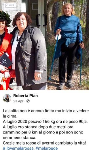 Melarossa: ecco come ha cambiato la mia vita! 6 Roberta testimonial