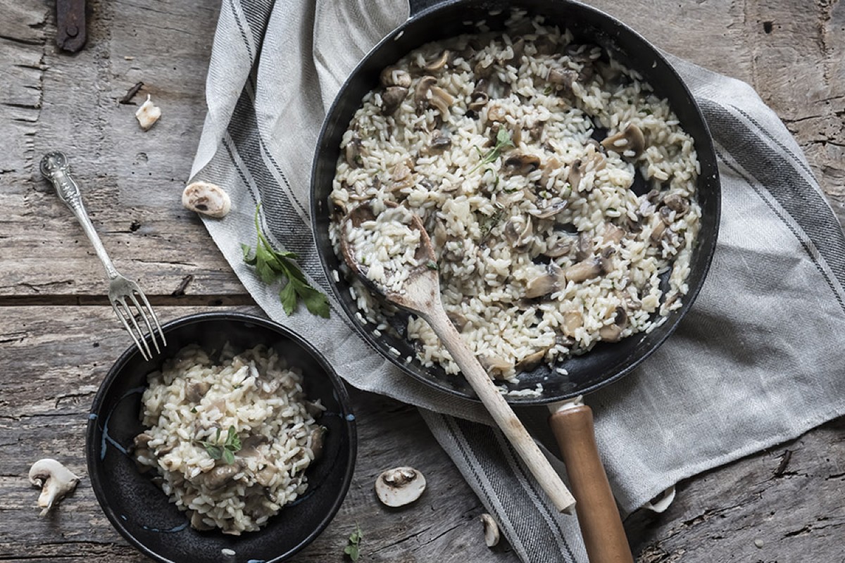 Funghi: cosa sono, varietà, benefici e le migliori ricette per gustarli 5 risotto ai funghi