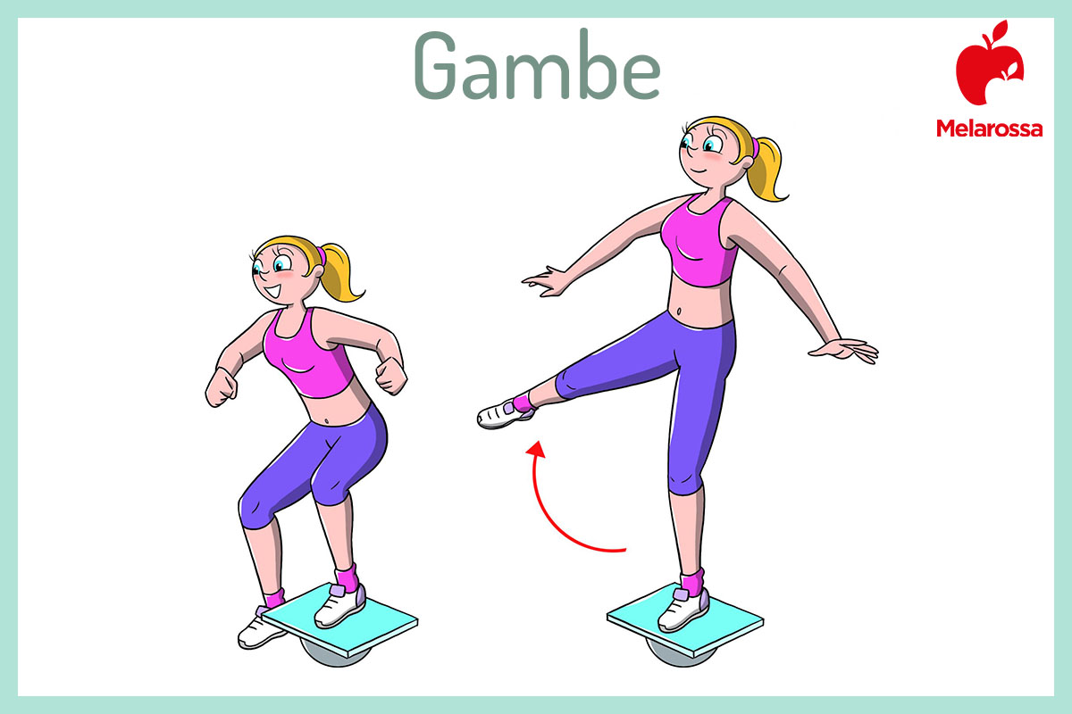 Tavola propriocettiva: cos'è la propriocezione, come funziona, benefici e 5 esercizi per tonificarti 9 tavola propriocettiva: esercizi gambe