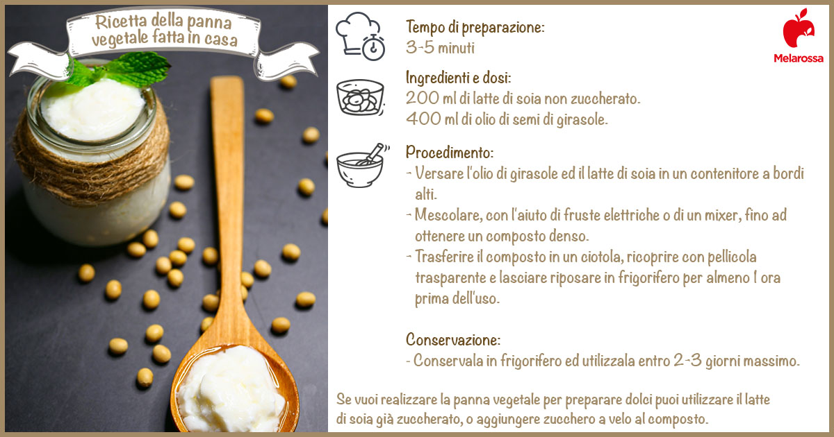 Panna vegetale: cos’è, com'è fatta, calorie, differenze con la panna fresca e come farla in casa 7 come fare la panna vegetale a casa: la ricetta