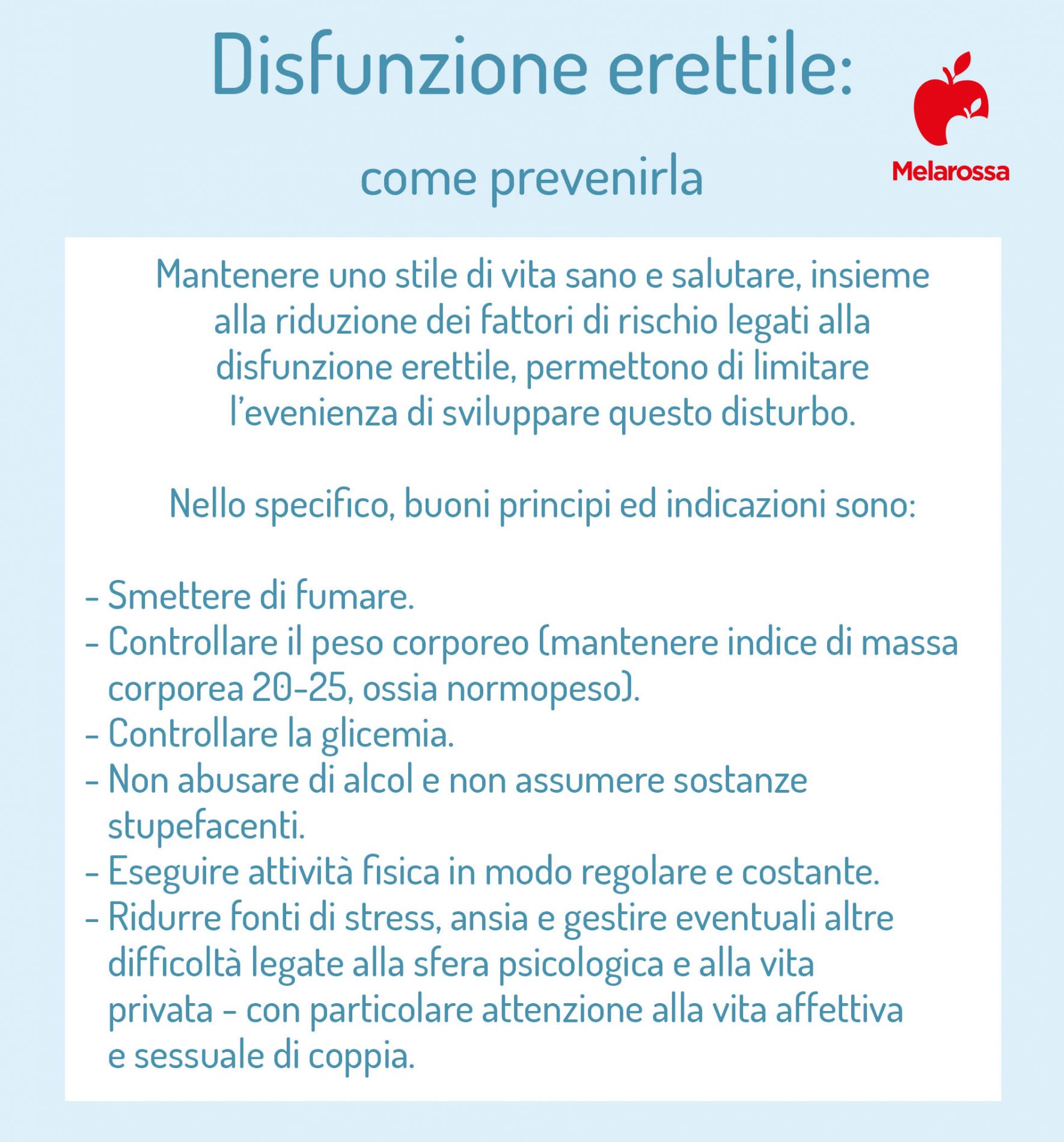 Disfunzione erettile o impotenza: cos’è, cause, sintomi, cure e rimedi dei problemi d'erezione 9 come prevenire l'impotenza