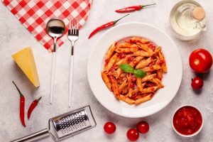 Pasta all&rsquo;arrabbiata: la ricetta classica della tradizione