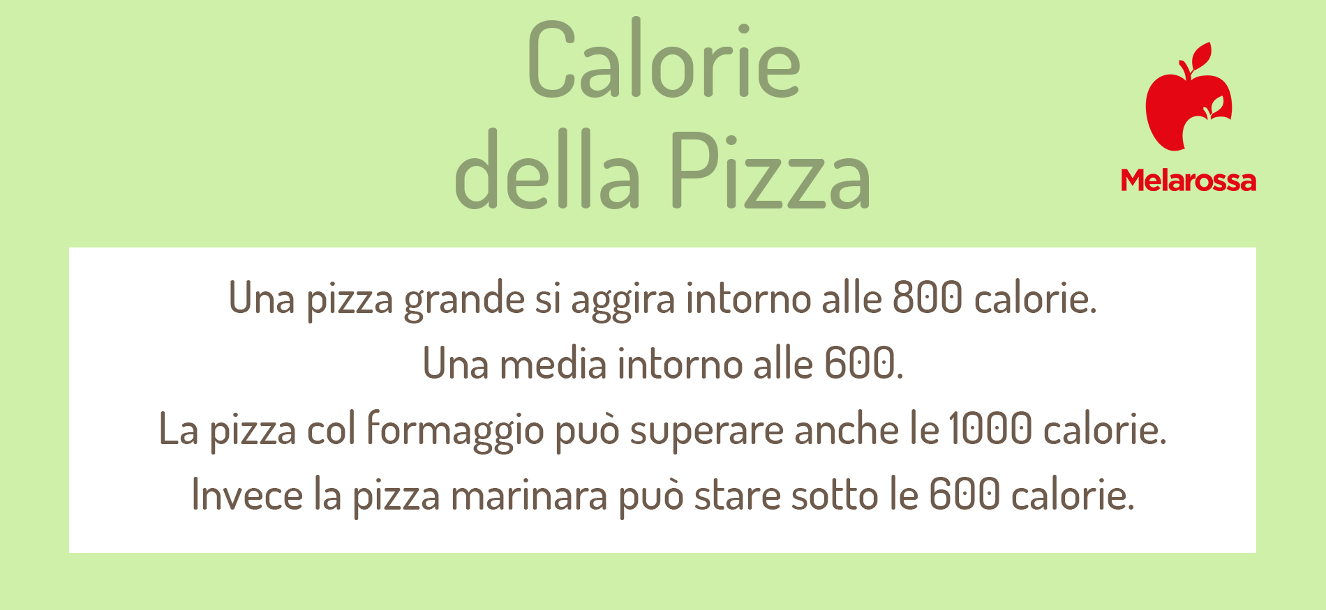 Calorie: cosa sono, le tabelle delle calorie degli alimenti e le attività per bruciarle 2 calorie pizza: tabella