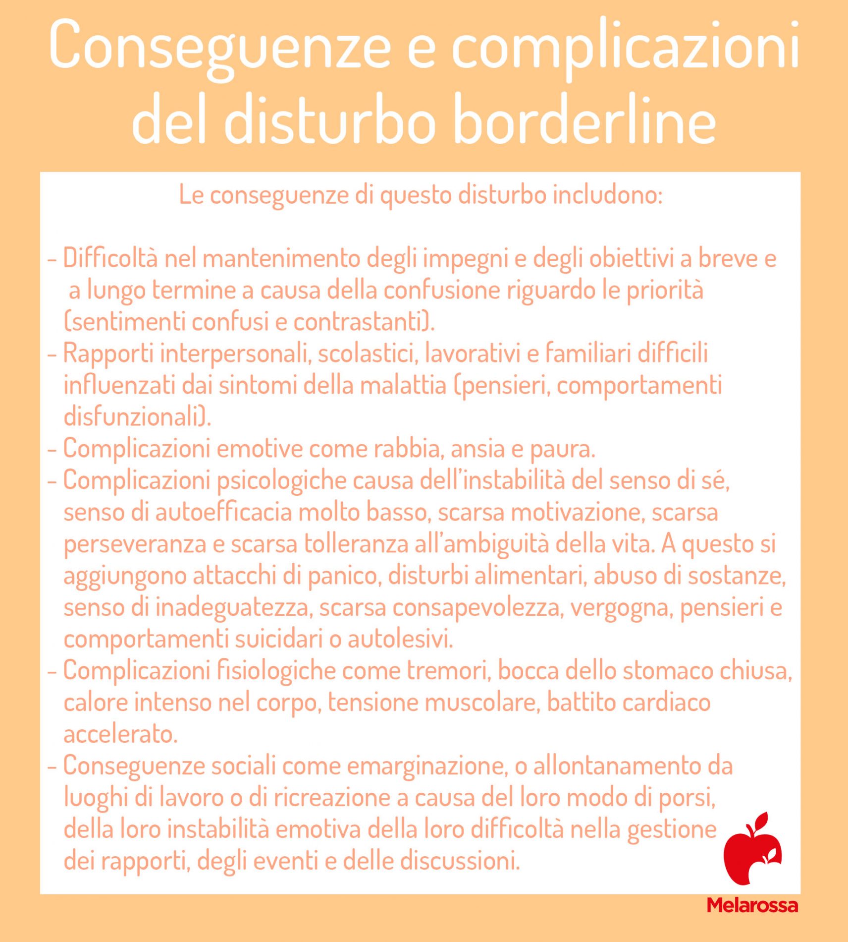 Disturbo borderline di personalità (DBP): che cos’è, cause, sintomi, cura e prevenzione 5 disturbi borderline: conseguenze e complicazioni