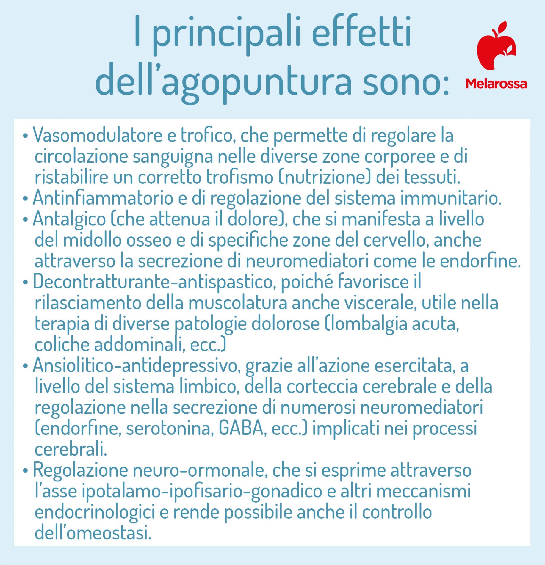 Agopuntura: che cos’è, come funziona una seduta, benefici, per quale patologie è indicata, controindicazioni 4 principali effetti dell'agopuntura