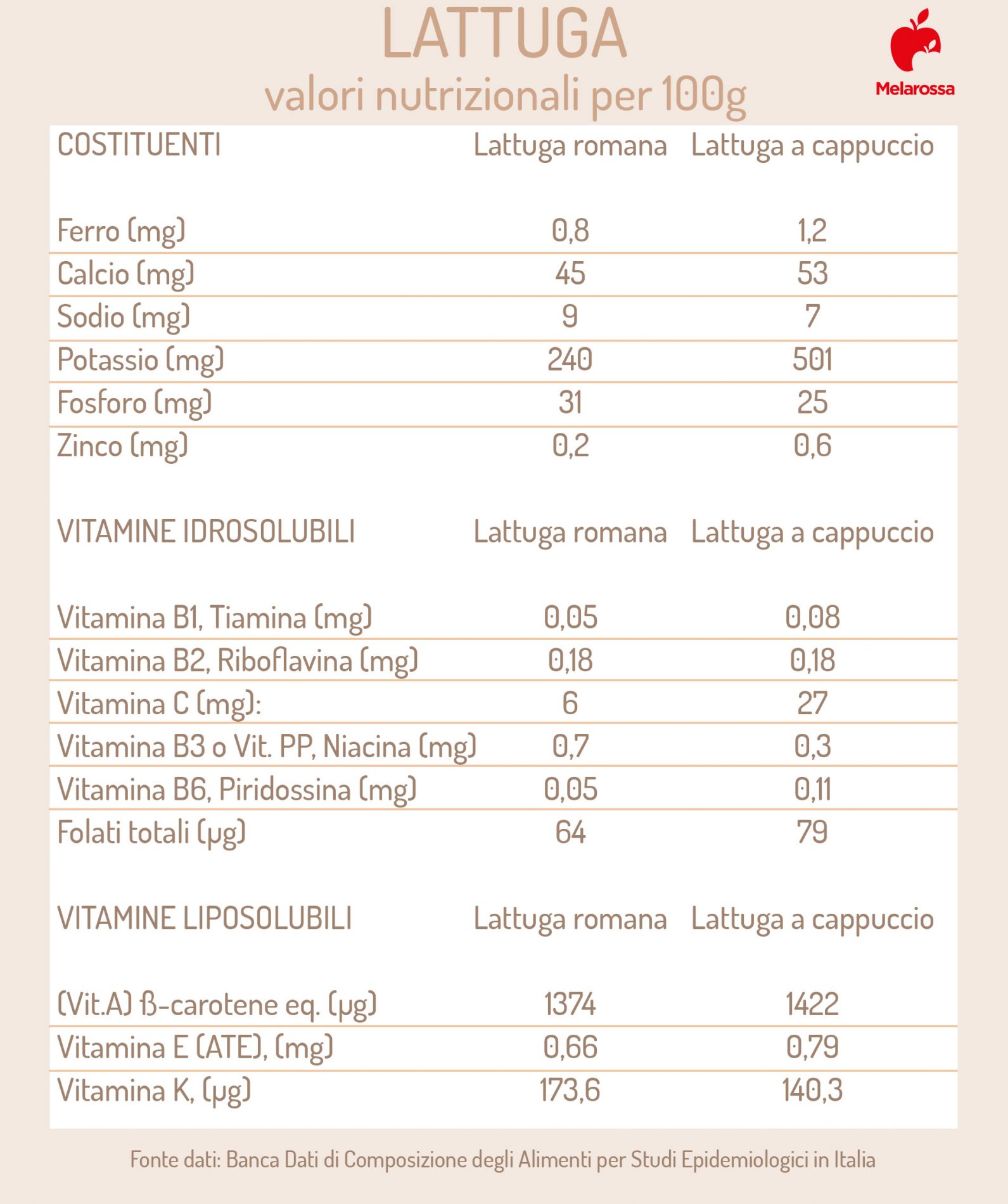 Lattuga: che cos’è, varietà e tipologie, valori nutrizionali, benefici, ricette 5 lattuga : calorie e valori nutrizionali