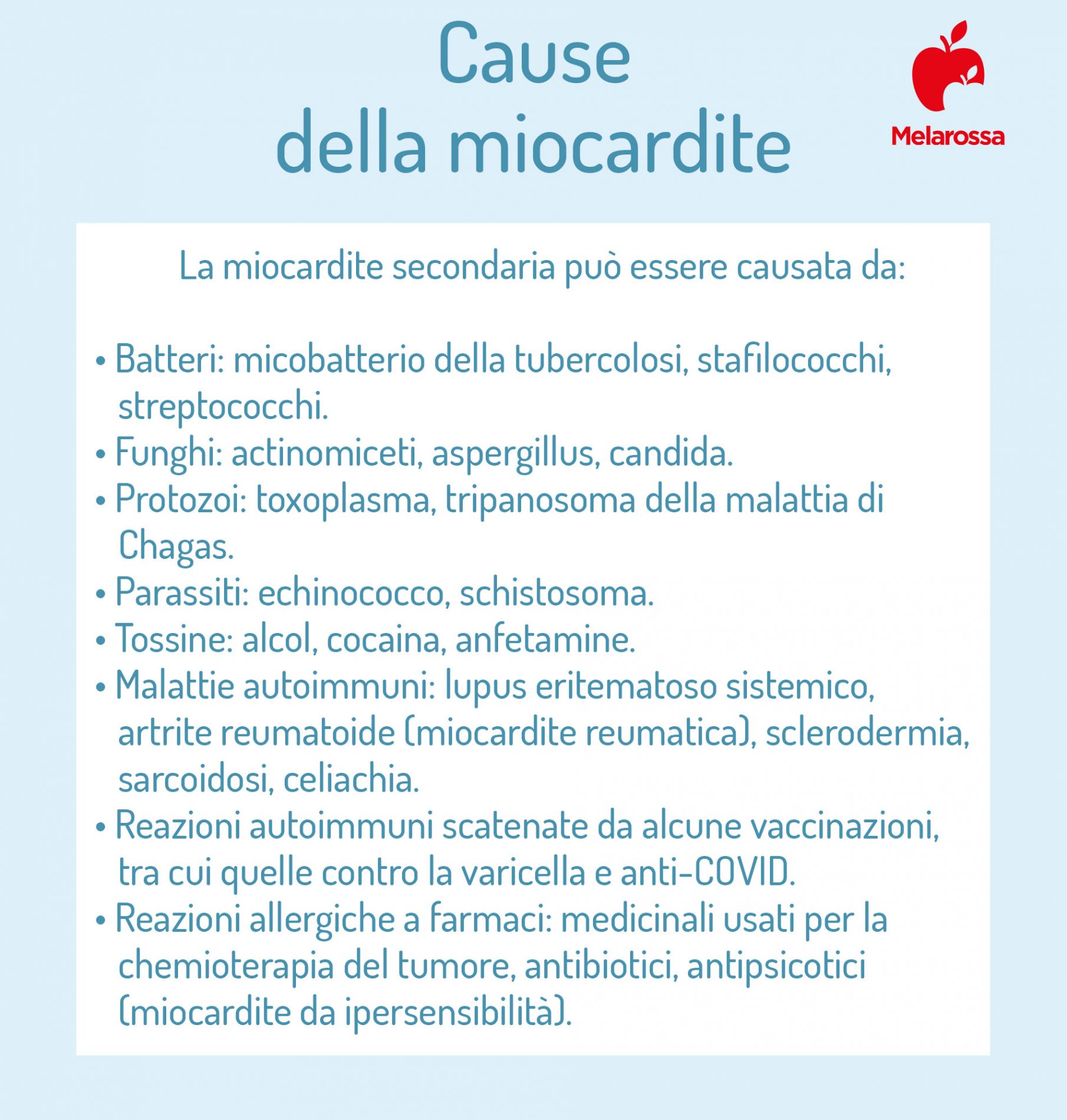 Miocardite: cos’è, sintomi, cause, diagnosi e cura 4 miocardite cause