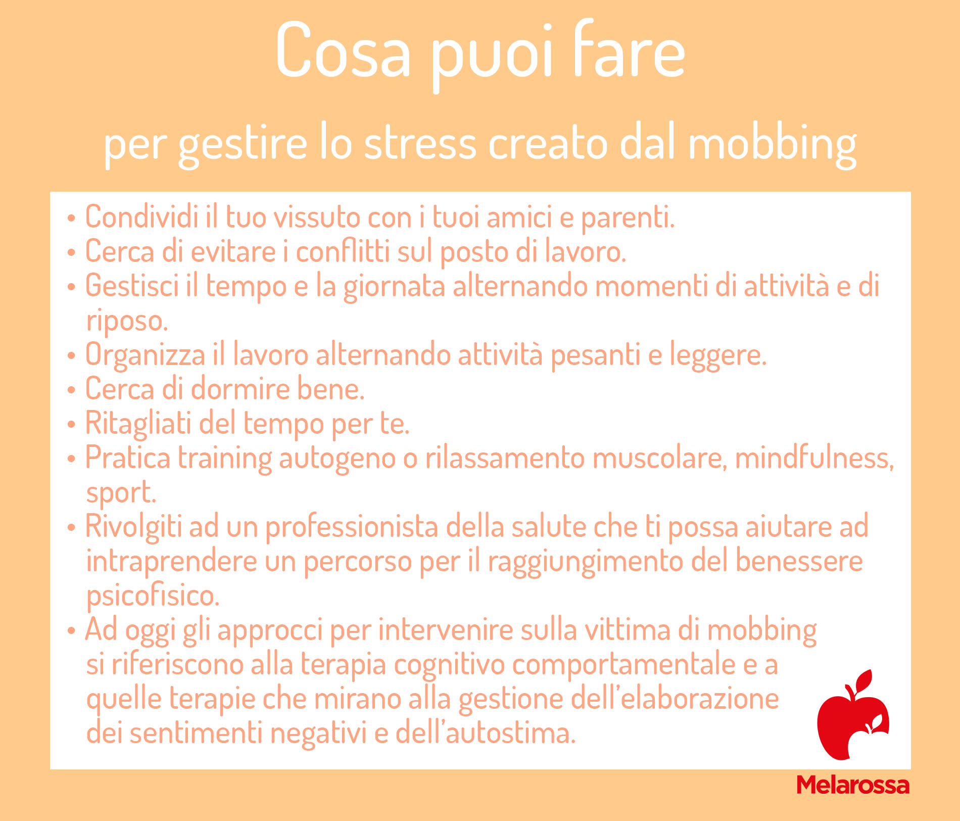 Mobbing: cosa vuole dire, come riconoscerlo, caratteristiche e strategie per difendersi, come uscirne 10 mobbing: cosa fare per gestire lo stress