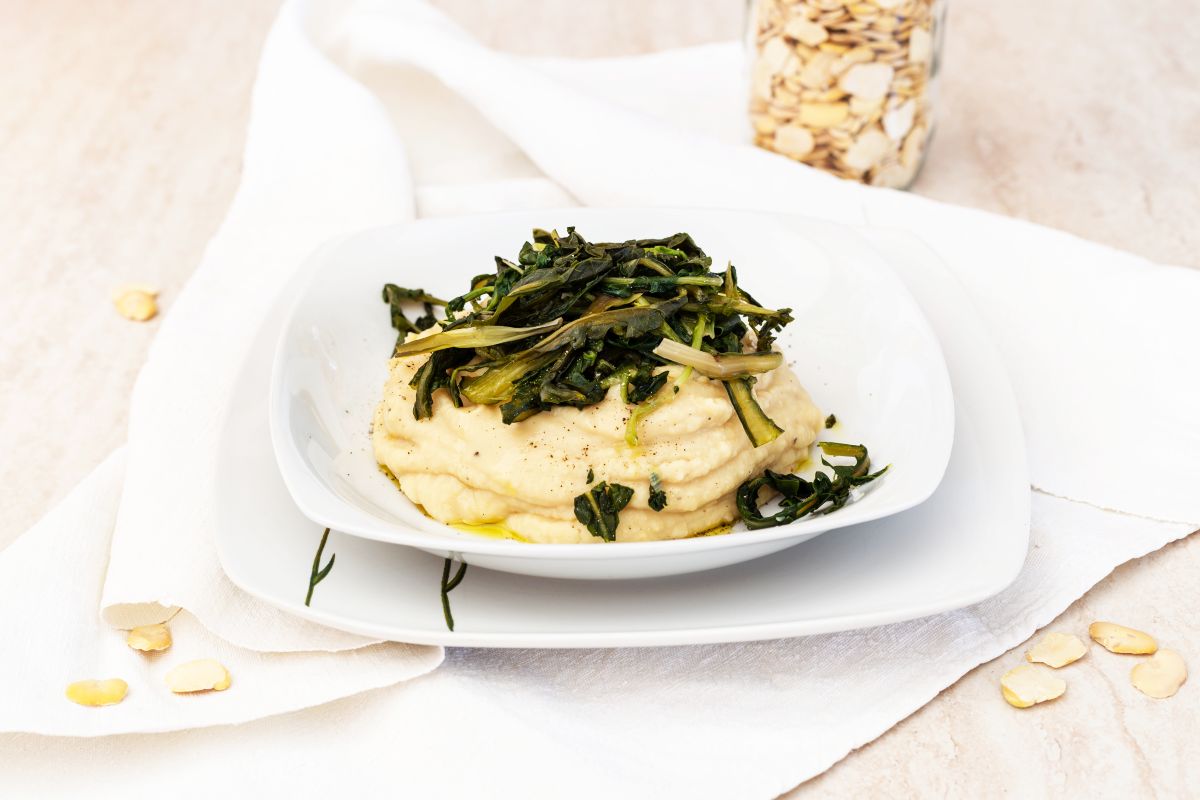 Purea di fave, un piatto tradizionale, gustoso e nutriente 1 ricetta purea di fave