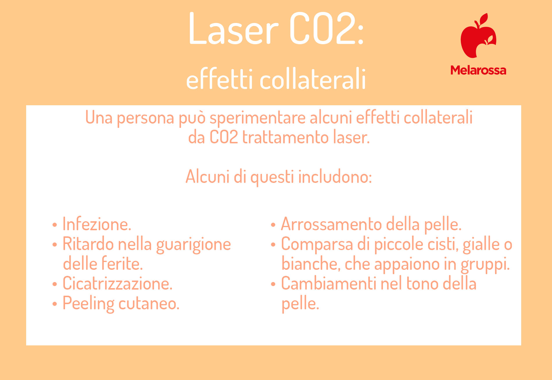 Laser CO2: cos’è, a cosa serve, come si esegue, benefici e controindicazioni, quanto costa 4 laser CO2: effetti collaterali