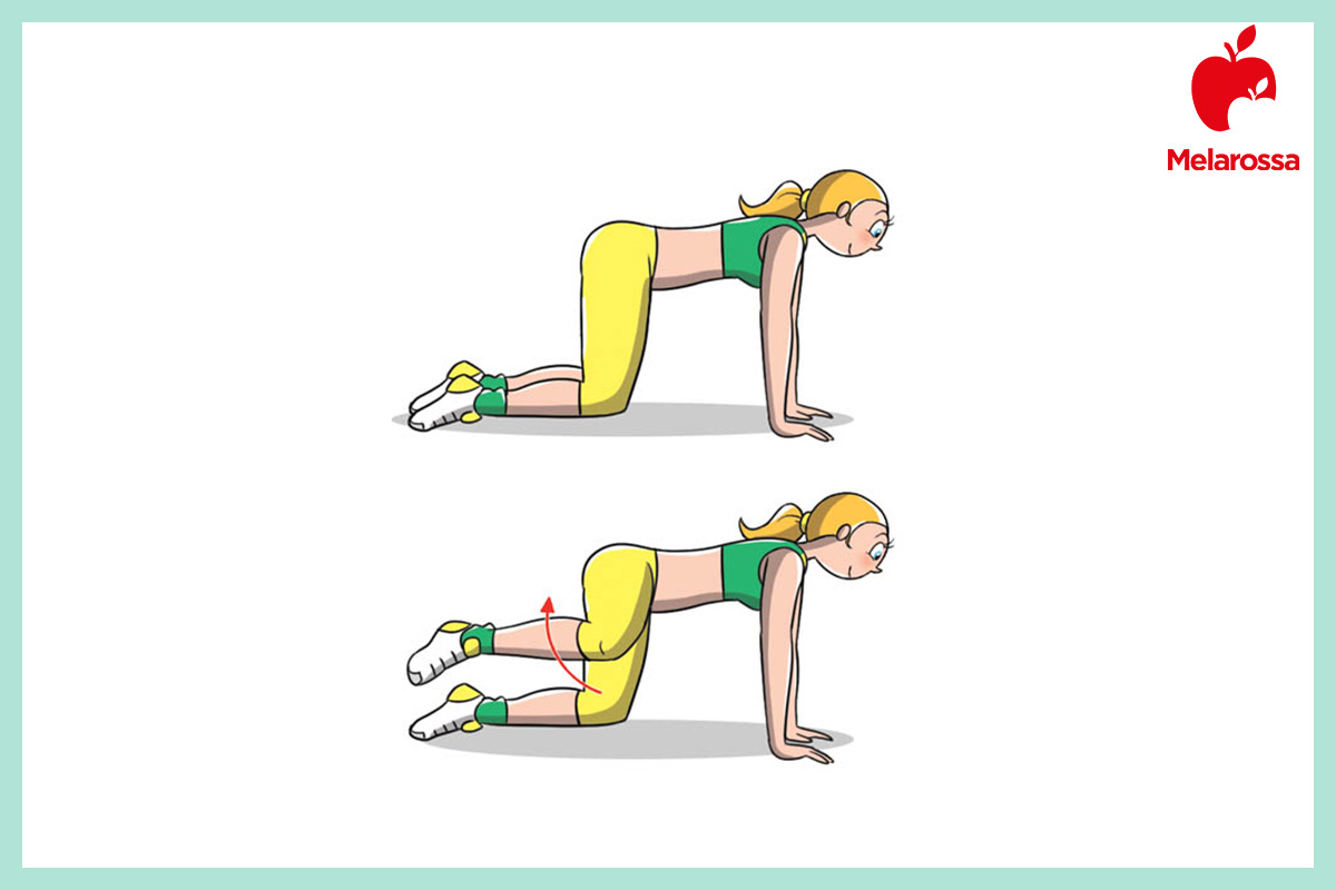 Salto con la corda: benefici, come allenarsi, muscoli coinvolti e programmi di allenamento 14 Illustrazione di una donna che fa un slancio laterale per un programma di allenamento di salto con la corda