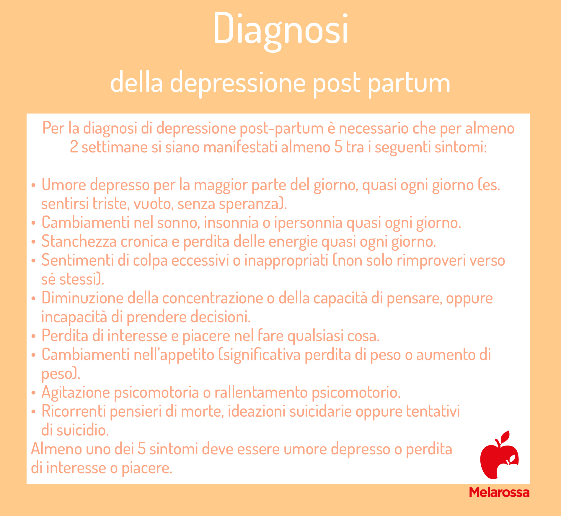 Depressione post partum: che cos'è, come si manifesta, cause, diagnosi e come uscirne 5 come diagnosticare la depressione post partum