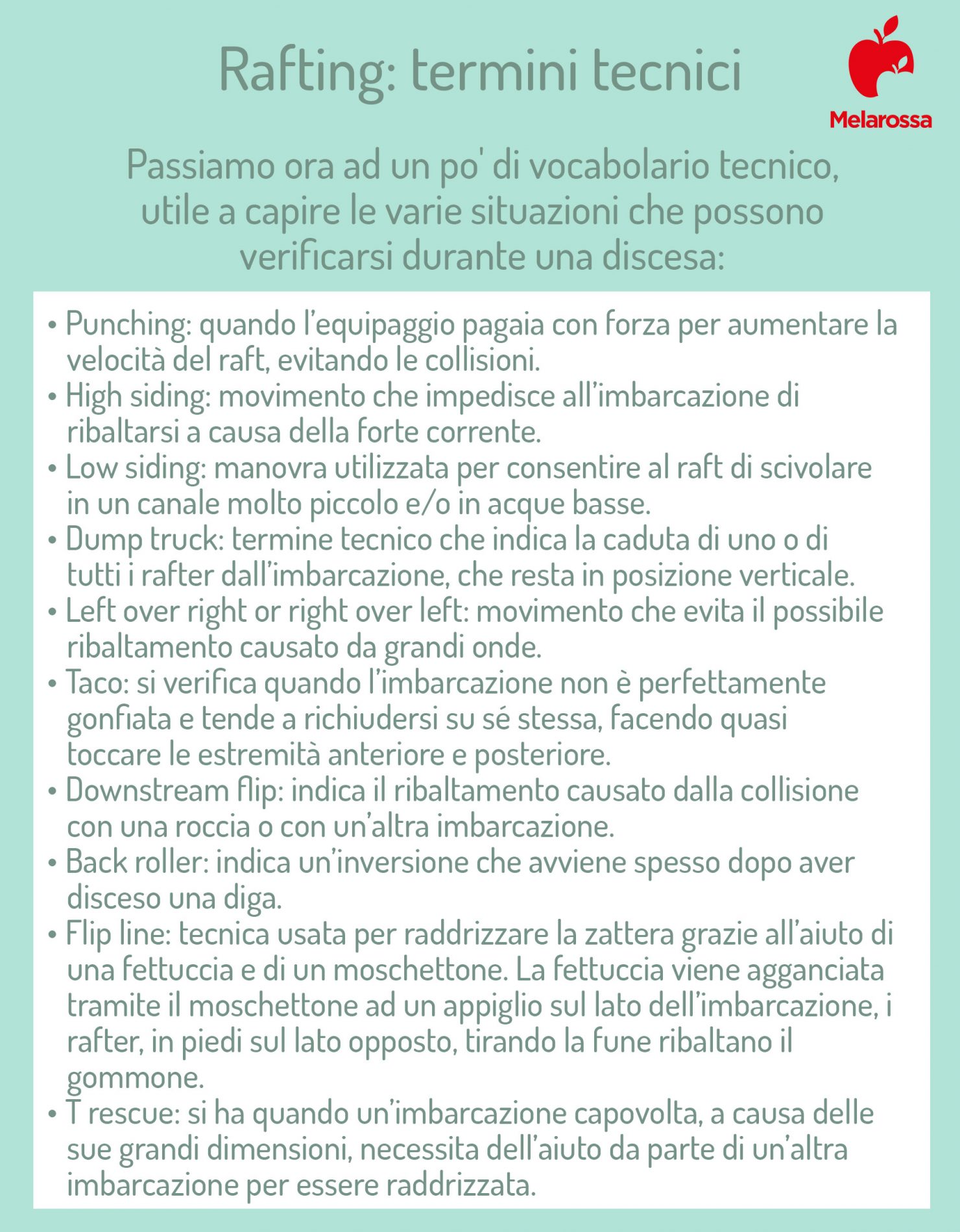 Rafting: una disciplina fluviale adatta a tutti: cos’è, tecniche e strumenti, benefici e controindicazioni 2 rafting termini tecnici