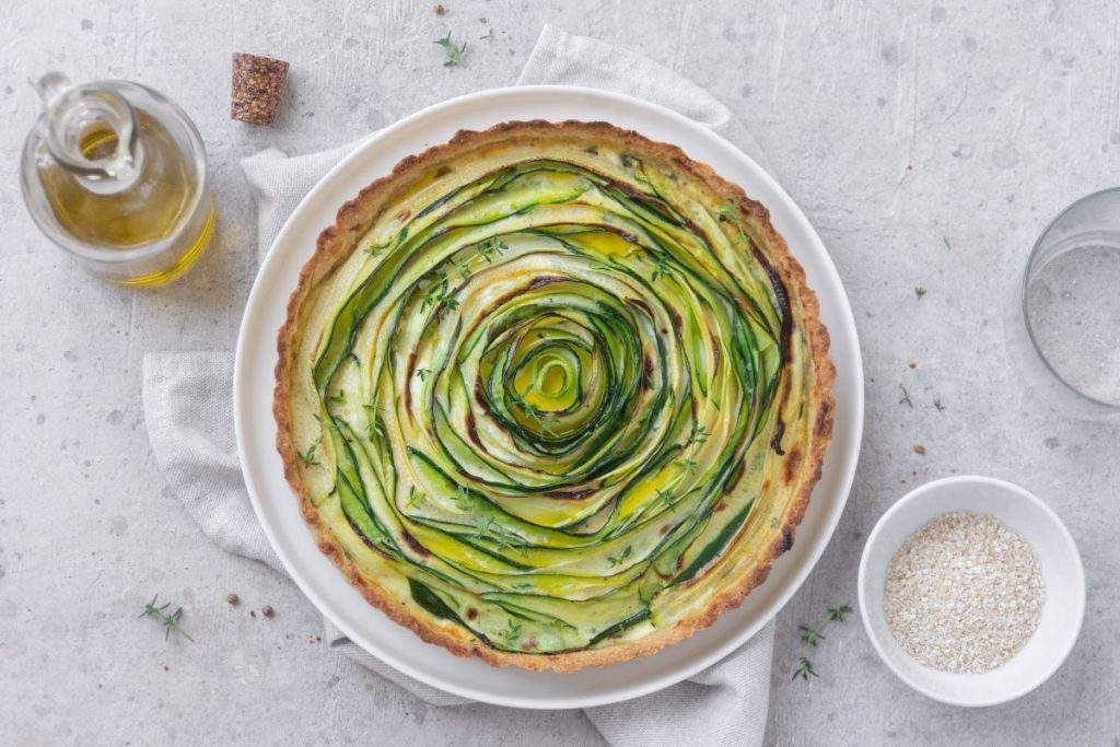 Torta salata di crusca con zucchine, un piatto unico leggero e gustoso 6 torta salata di crusca