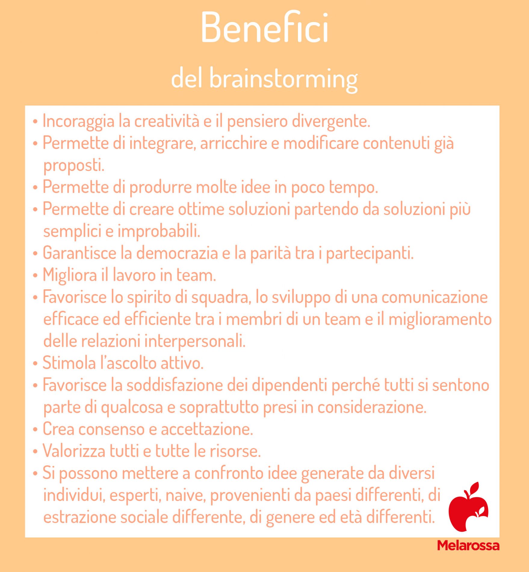 Brainstorming: cosa vuole dire, a cosa serve, fasi e regole, tecniche, benefici e come applicarlo 2 benefici del brainstorming