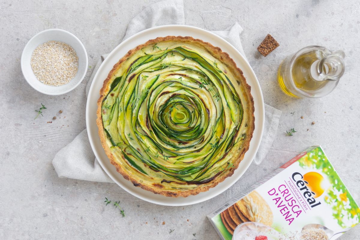 Torta salata di crusca con zucchine, un piatto unico leggero e gustoso 9 ricetta torta salata di crusca