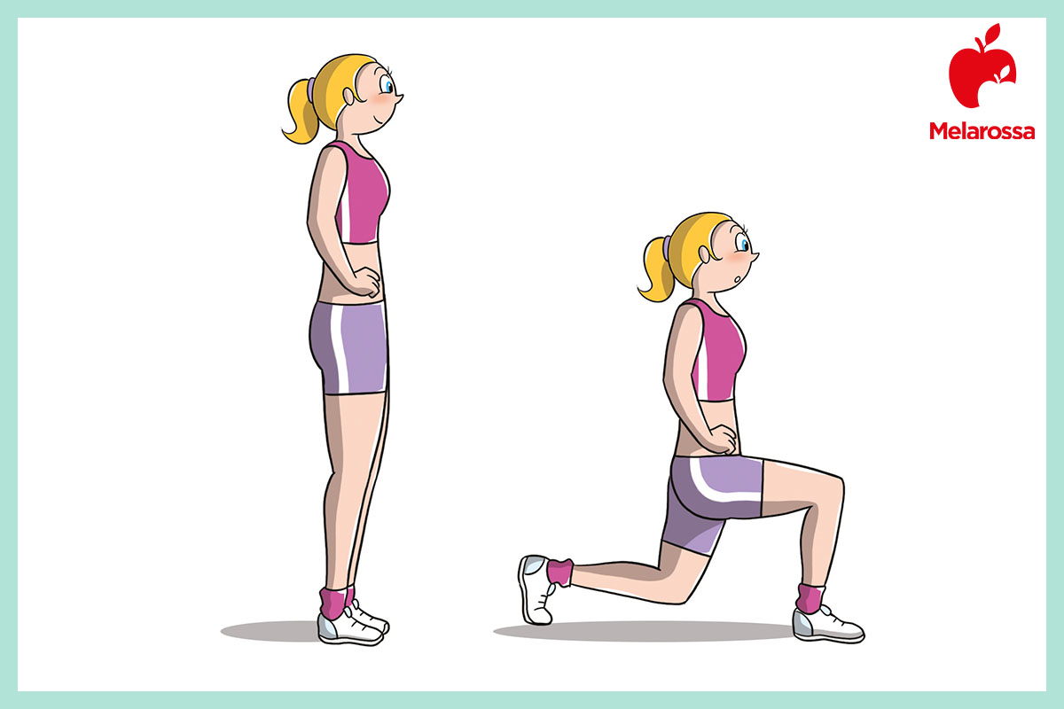 Workout a casa: schede di allenamento complete con e senza attrezzi 8 workout a casa: affondi bulgari