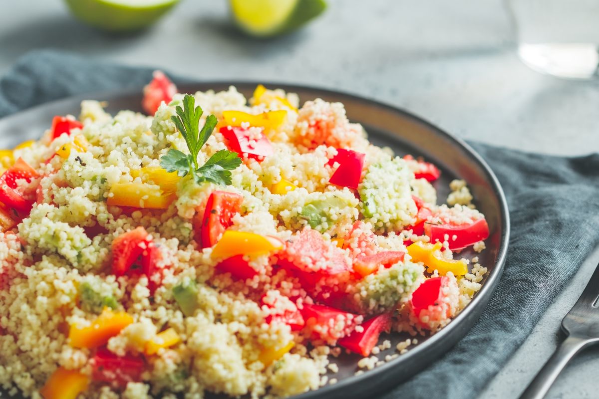 Piatti unici: le ricette veloci, vegetariane, estive e invernali 8 un piatto con cous cous di verdure