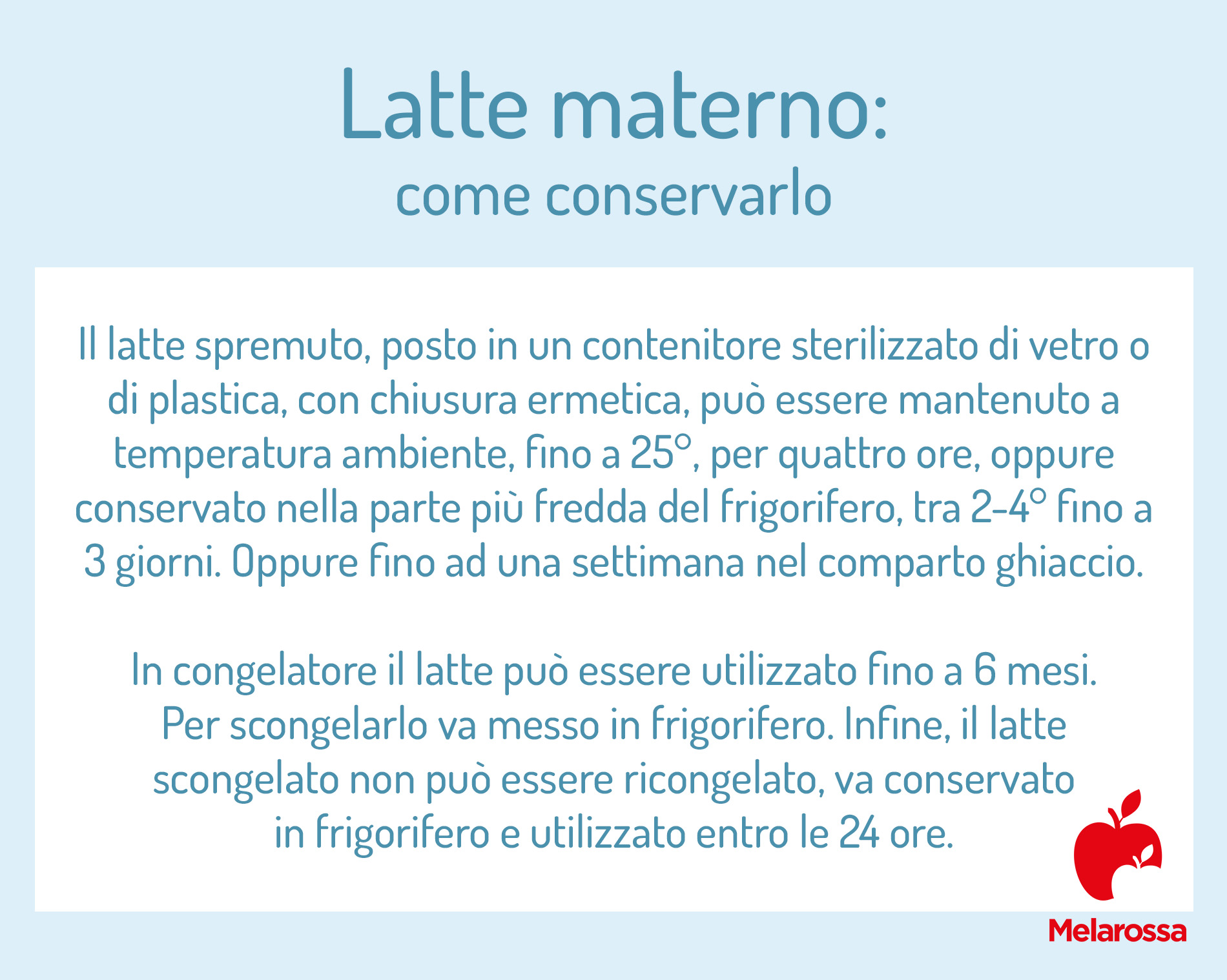 Latte materno: composizione, benefici e come aumentare la produzione 6 latte materno: come conservarlo
