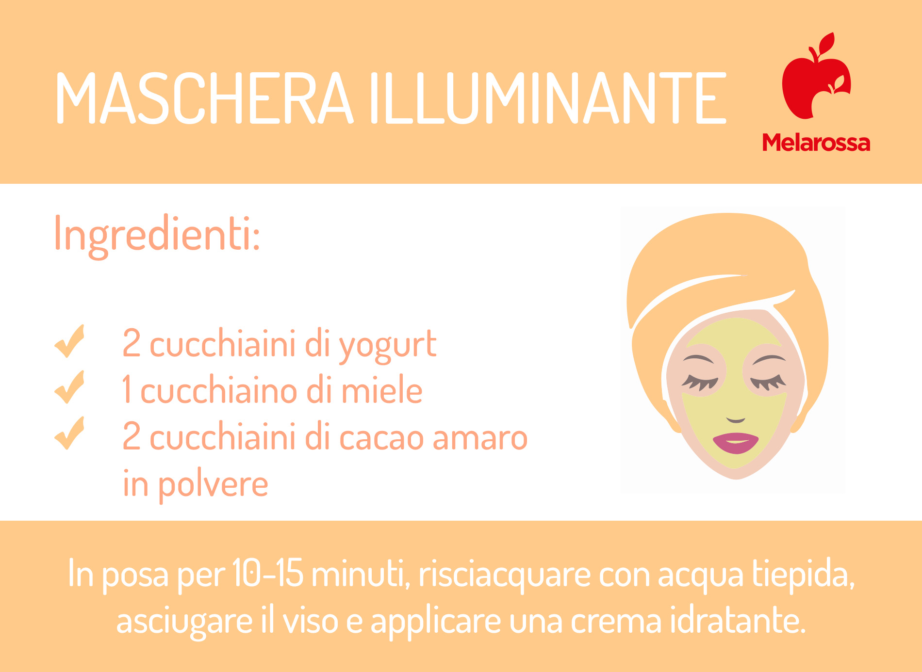 Maschere per il viso fai da te: ricette per ogni tipo di pelle 5 maschera illuminante per il viso