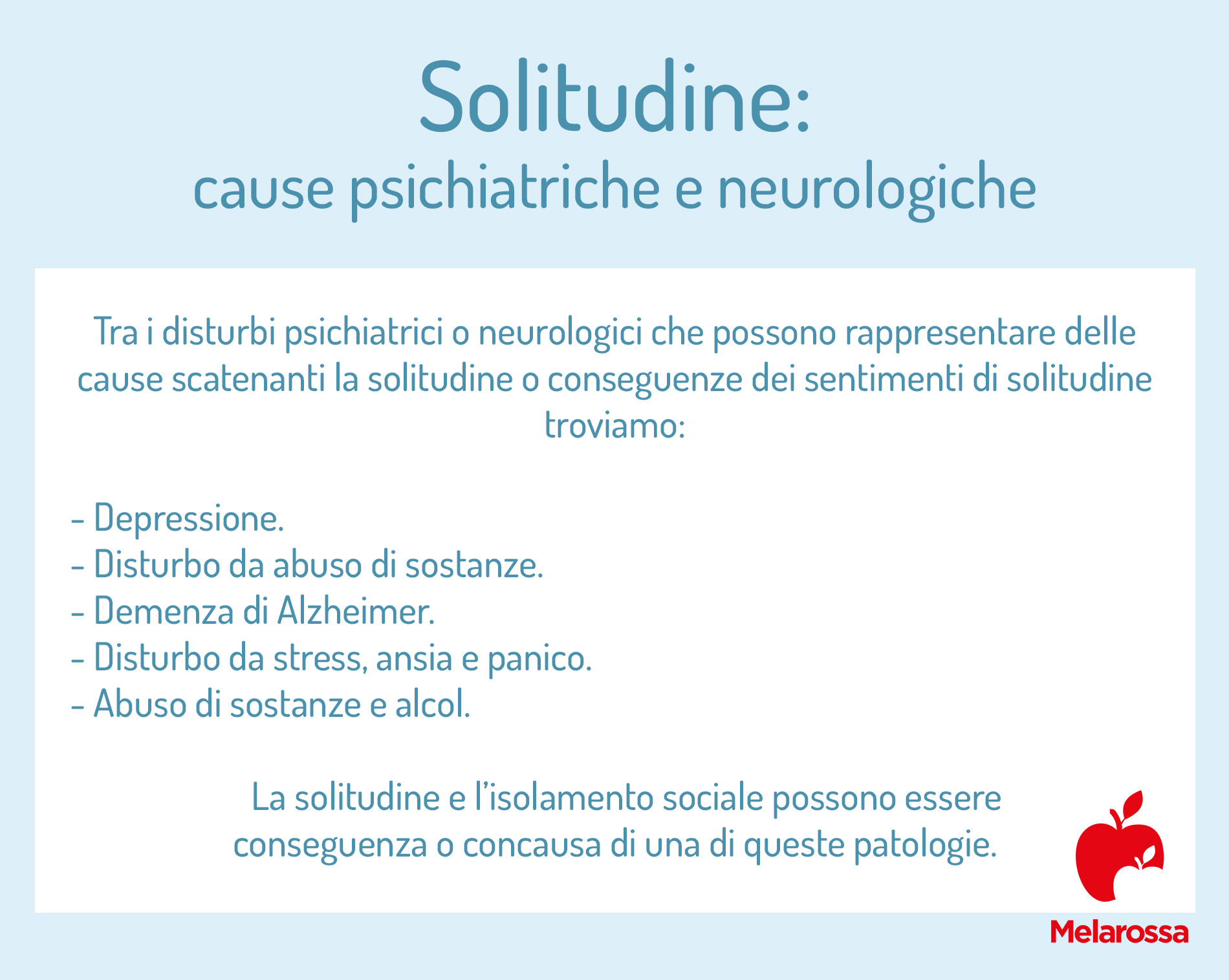 Solitudine: che cos'è, cause, tipi e come capire quando è patologica, come uscirne 8 solitudine cause psichiatriche e neurologiche 1