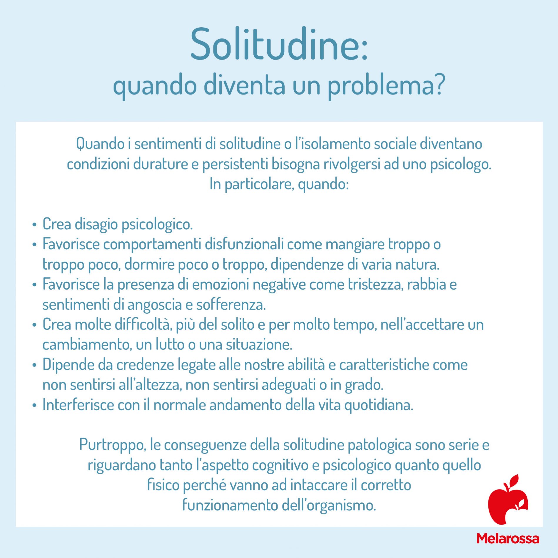 Solitudine: che cos'è, cause, tipi e come capire quando è patologica, come uscirne 4 solitudine quando diventa un problema 1
