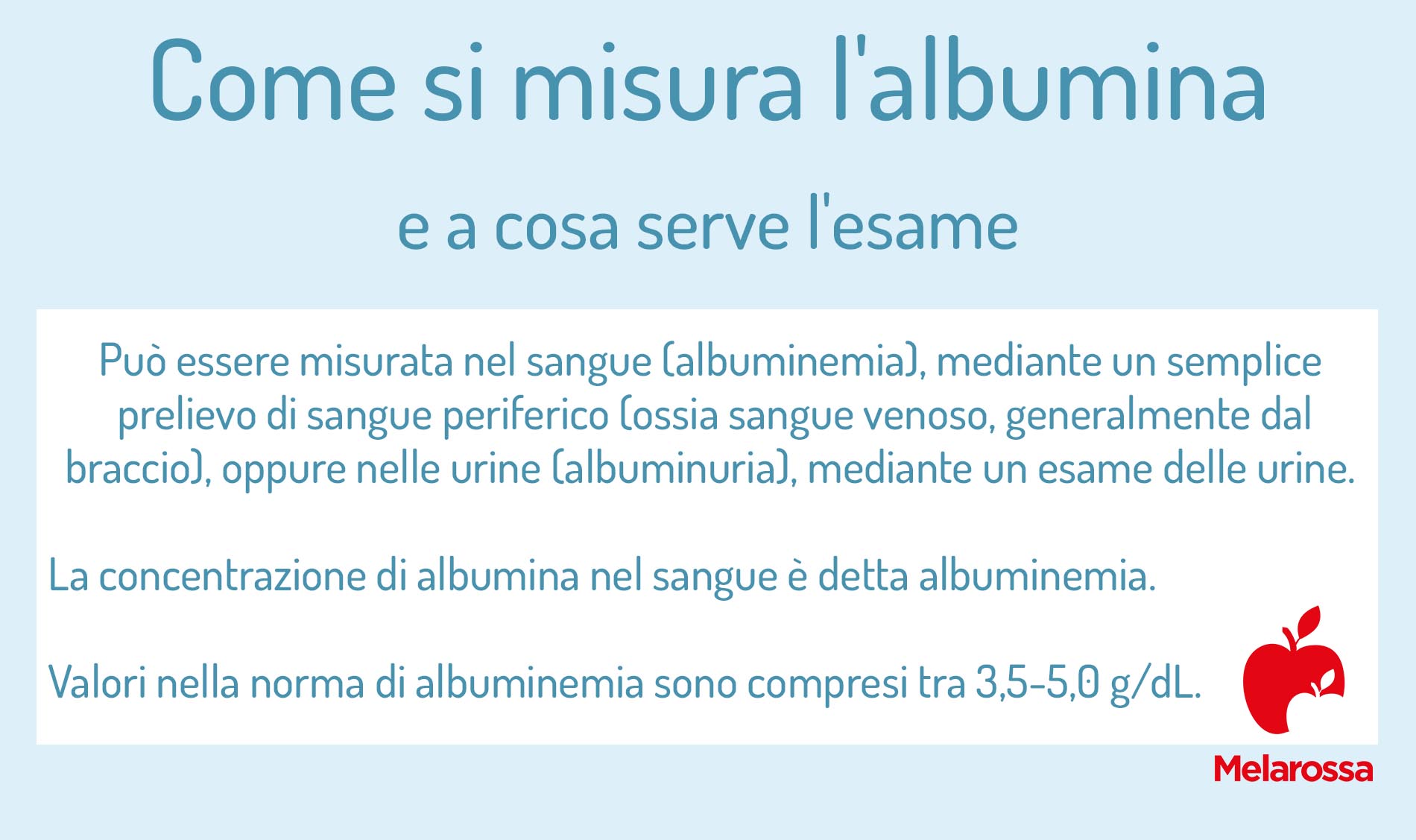 Albumina: che cos'è, a cosa serve l'esame, valori normali e alti e come curare l'ipoalbuminemia 1 albumina: come si misura e a cosa serve l'esame