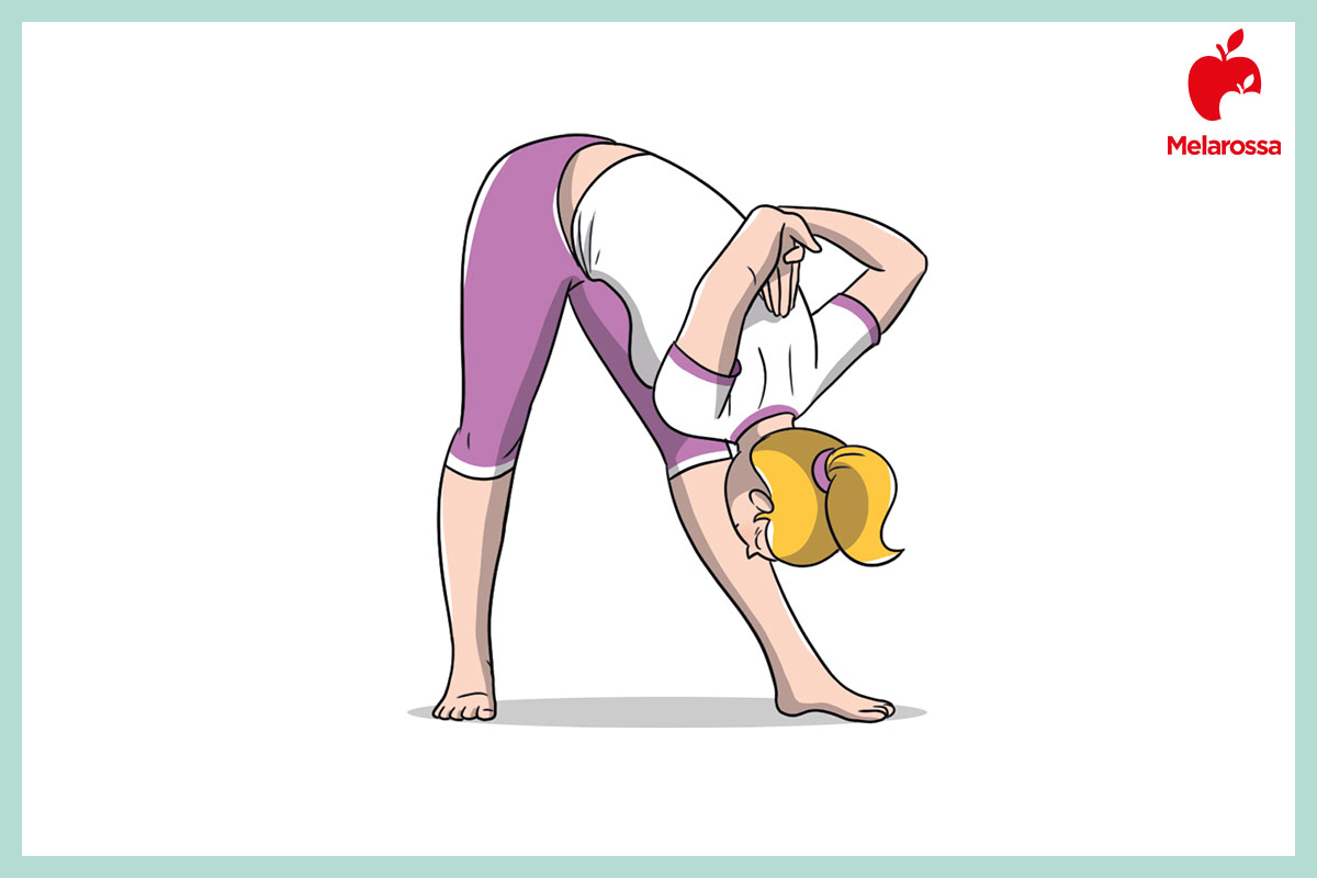 Ashtanga yoga: che cos'è, come si pratica, benefici e asana 9 Ashtanga yoga: Parsvottanasana