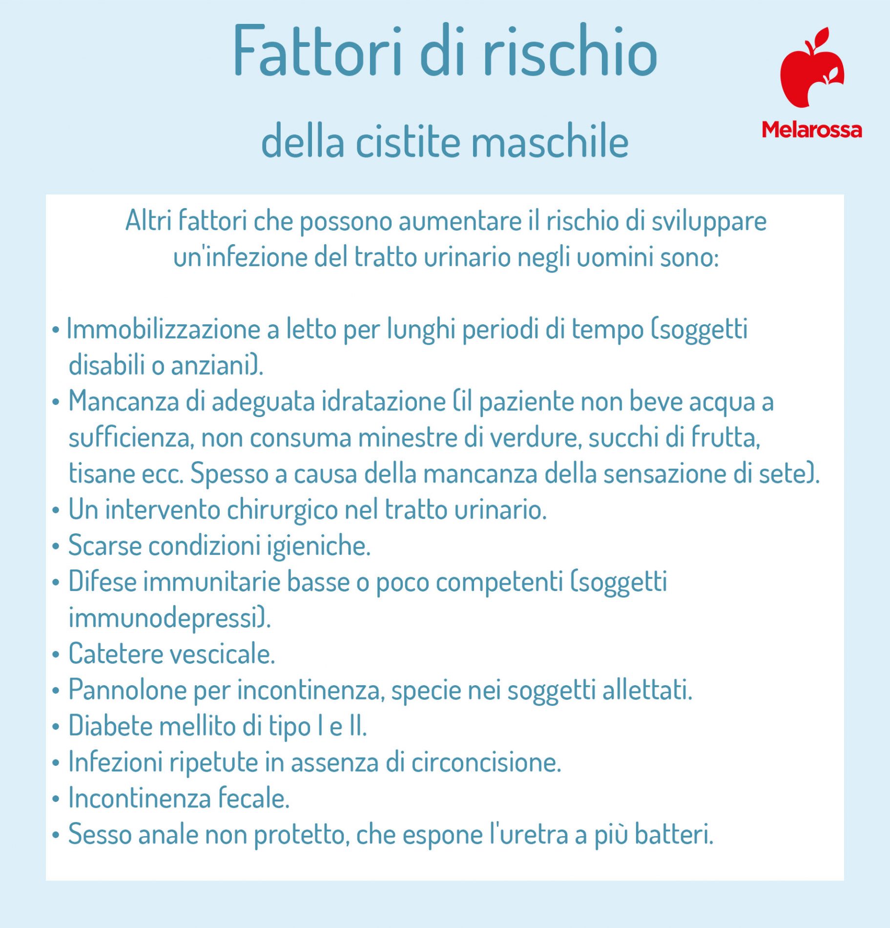 Cistite maschile: che cos'è, cause e sintomi, diagnosi e cure 3 cistite maschile fattori di rischio