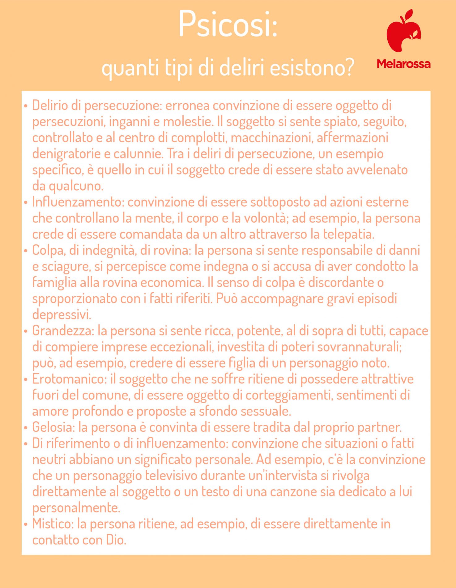 Psicosi: che cos'è, quali sono i sintomi, tipologie, cause e soggetti a rischio, diagnosi e cura 3 psicosi quanti tipi di deliri esistono